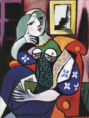 pablo picasso Woman with Book (mk04) China oil painting art